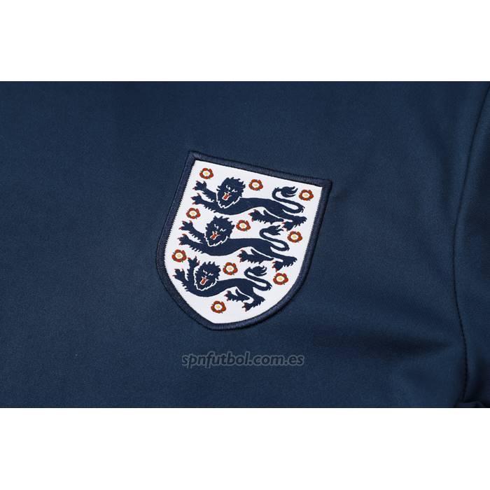 Chandal del Inglaterra Manga Corta 2024-2025 Azul - Pantalon Corto